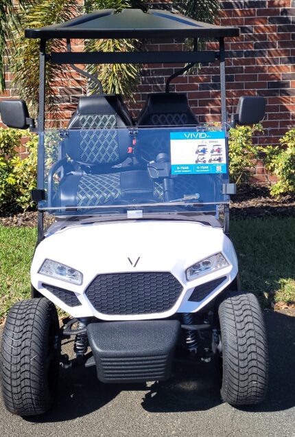 2024 Vivid EV Model 4 Forward White