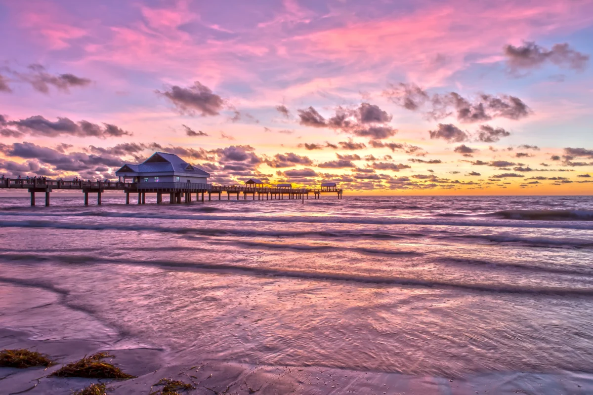 Sunset at Clearwater Beach Florida
