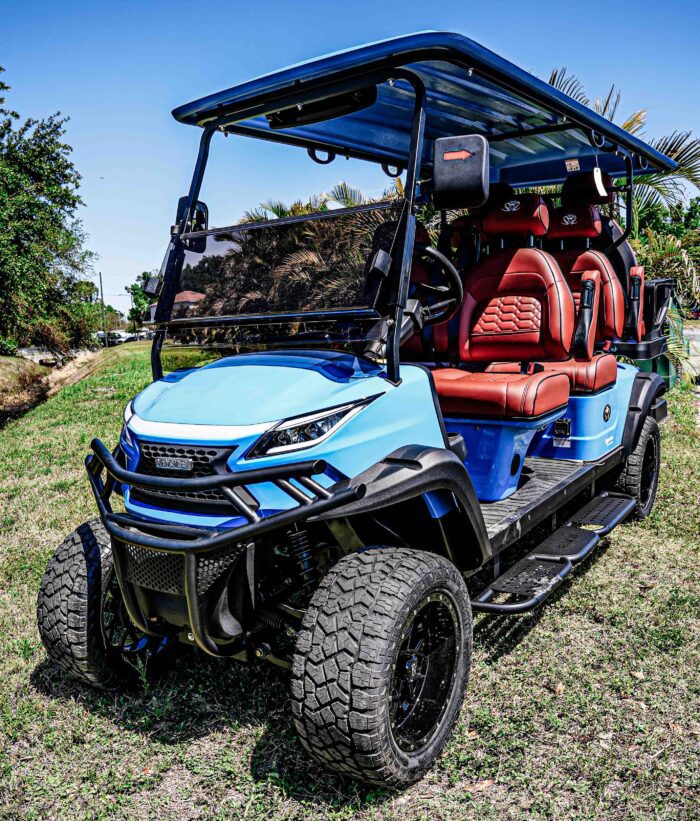 2025-Venom-LIFTED-Strike-6P-Coastal-Blue-and-Brown Front Angle
