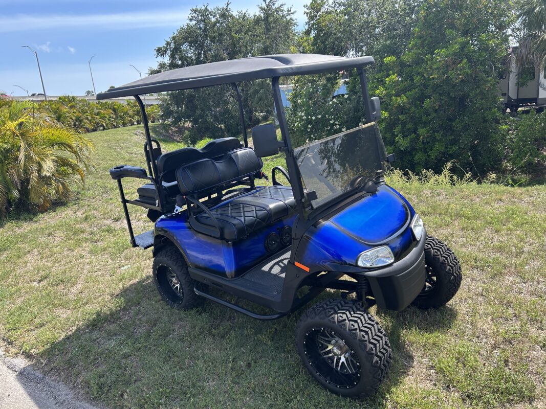 EZGO RXV 2+2 Blue Main